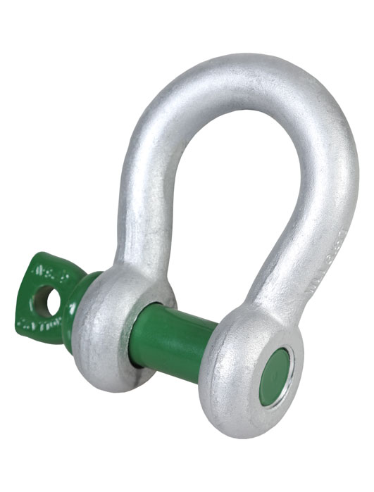 Green Pin Standard Bow Shackle with Screw Collar Pin – GPSCB